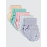 Civil Baby Kız Bebek 5'li Çorap Set 6-12 Ay Lila