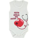 Civil Baby Kız Bebek Çıtçıtlı Badi 1-18 Ay Ekru - 6 - 9 Ay
