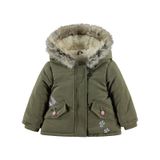 Civil Baby Kız Bebek Kapüşonlu Mont 6-18 Ay Haki