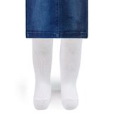 Civil Baby Kız Bebek Külotlu Bambu Çorap 0-12 Ay Beyaz