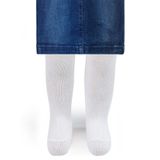 Civil Baby Kız Bebek Külotlu Bambu Çorap 6-12 Ay Beyaz