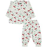 Civil Baby Kız Bebek Pijama Takımı Ekru 6-18 Ay için Özel Olay Temalı Şirin Desenli - 1,5 - 2 Yaş