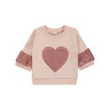 Civil Baby Kız Bebek Sweatshirt 6-18 Ay Açık Pudra