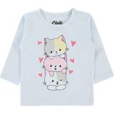 Civil Baby Kız Bebek Sweatshirt 6-18 Ay Beyaz - 12 - 18 Ay