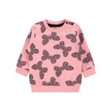 Civil Baby Kız Bebek Sweatshirt 6-18 Ay Pudra-12-18 Ay