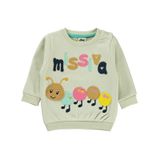 Civil Baby Kız Bebek Sweatshirt 6-18 Ay Taş Rengi