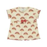 Civil Baby Kız Bebek Tişört 6-18 Ay Fil Dişi