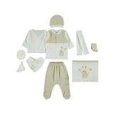 Civil Baby Kız Bebek Zıbın Setleri - Bej0-1 Ay