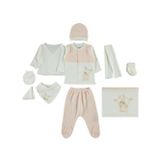 Civil Baby Kız Bebek Zıbın Setleri - Pudra0-1 Ay