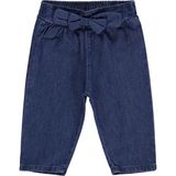 Civil Baby Kız Çocuk Fiyonk Bağcıklı Pantolon Mavi Süprem Dokuma Regular Fit 6-18 Ay - 12 - 18 Ay