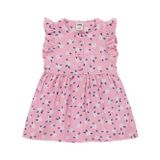 Civil Baby Kol Fırfırlı 6-18 Ay Pembe Elbise