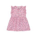 Civil Baby Kol Fırfırlı Kız Bebek Elbisesi, Pembe, 6-9 Ay