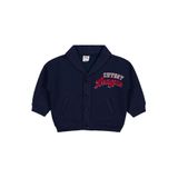 Civil Baby Lacivert Yazı Nakışlı Erkek Bebek Hırka 12-18 Ay, 39173CL4325W1-LCV-80