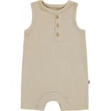 Civil Baby Likralı Müslin 6-18 Ay Kahverengi Tulum