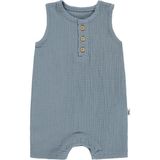 Civil Baby Likralı Müslin 6-18 Ay Mavi - İndigo Tulum