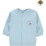 Civil Baby Organik Bebek Hırka 1-12 Ay Mavi - 0 - 3 Ay