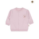 Civil Baby Organik Pamuklu 1-12 Ay Bebe Hırka - Pembe 6-9 Ay