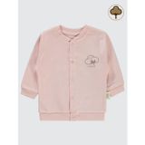 Civil Baby Organik Pamuklu 1-12 Ay Bebe Hırka - Pembe9-12 Ay