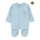 Civil Baby Organik Prematüre Patikli Tulum Mavi