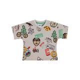 Civil Baby Patch Empirme 6-18 Ay Tişört - Bej