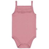 Civil Baby Penye İp Askılı Dantelli 3-9 Ay Kız Çıtçıtlı Badi - Pembe3-6 Ay
