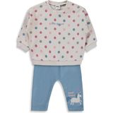 Civil Baby Puan Empirme 6-18 Ay Takım - Bej - 6 - 9 Ay - Açık Gri - Açık Bej