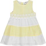 Civil Baby Renkli Roba Dantelli 6-18 Ay Sarı Elbise