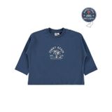 Civil Baby Summer Vibes Baskılı 6-18 Ay Mavi Sweatshirt