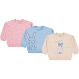Civil Baby Tavşan Baskılı 3'lü Set 6-18 Ay Sweatshirt