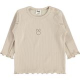 Civil Baby Tavşan Baskılı 6-18 Ay Sweatshirt - Bej - Kil Taşı - 18 - 24 Ay