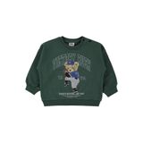 Civil Baby Teddy Bear Baskılı Sweatshirt, Yeşil, 12-18 Ay, Erkek Bebek