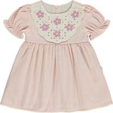 Civil Baby Yaka Çiçek Nakış 6-18 Ay Pembe Elbise