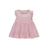Civil Baby Yaka Dantelli Kız Bebek Elbisesi, 18-24 Ay, Somon