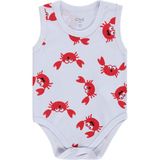 Civil Baby Yengeç Empirme 3-36 Ay Çıtçıtlı Badi - Beyaz - 12 - 18 Ay
