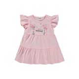 Civil Baby Zürafa Lase Nakış Kız Bebek Elbisesi, Pembe, 12-18 Ay