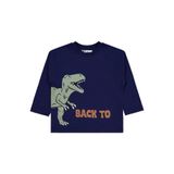 Civil Back To Baskılı Erkek Çocuk Sweatshirt, 2-3 Yaş, 19330J29425W1, Lacivert, erkek-çocuk