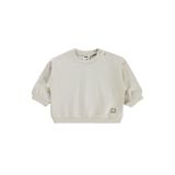 Civil Basic Kalp Etiketli Bebek Sweatshirt, 9-12 Ay, 19330J08425W1, Bej, kız-bebek