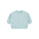 Civil Basic Kalp Etiketli Bebek Sweatshirt, 9-12 Ay, 19330J08425W1, Su Yeşili, kız-bebek