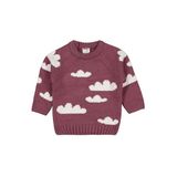 Civil Bebek Kız Cloud Örgü Kazak Pembe 18-24 Ay, 18-24 AY, 45L57450525W1, Gül Kurusu, Bebek-Kızlar