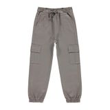 Civil Bel Paça Lastikli Kargo Cepli 10-13 Yaş Pantolon - Gri 10-11 Yaş, 12-13 Yaş, 20D68870024S3, Açık Gri, Erkek Çocuk