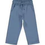 Civil Boys Armürlü Chino Pantolon Mavi 2-5 Yaş Erkek Çocuk Regular Fit Keten Günlük Stil - İndigo - 2 - 3 Yaş