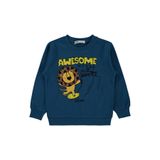 Civil Boys Awesome Aslan Baskılı Sweatshirt, 2-3 Yaş, Erkek Çocuk, Petrol