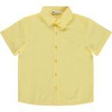 Civil Boys Basic Kısa Kol Gömlek Erkek Çocuk İçin Günlük Sarı Relaxed Fit 10-13 Yaş - Açık Sarı - 13 - 14 Yaş