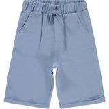 Civil Boys Basic Mavi Kapri 6-9 Yaş Erkek Çocuk Düz Desenli Rahat Kesim - Açık İndigo - 8 - 9 Yaş