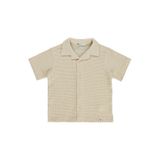 Civil Boys Basic Waffle Erkek Çocuk Gömlek, 2-3 Yaş, Kahverengi