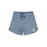 Civil Boys Basic Waffle Erkek Çocuk Şort, 2-3 Yaş, Açık İndigo