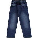 Civil Boys Beli Lastikli Jogger 2-5 Yaş Pantolon Kot - Mavi 4-5 Yaş