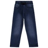 Civil Boys Beli Lastikli Jogger 6-9 Yaş Pantolon Kot - Mavi 8-9 Yaş