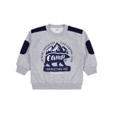 Civil Boys Camp Baskılı 2-5 Yaş Gri Sweatshirt