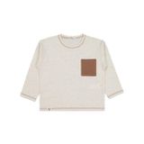 Civil Boys Cepli Overlok Dikişli 2-5 Yaş Bej Sweatshirt